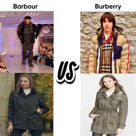 barbour vs burberry|burberry vs barbour coat.